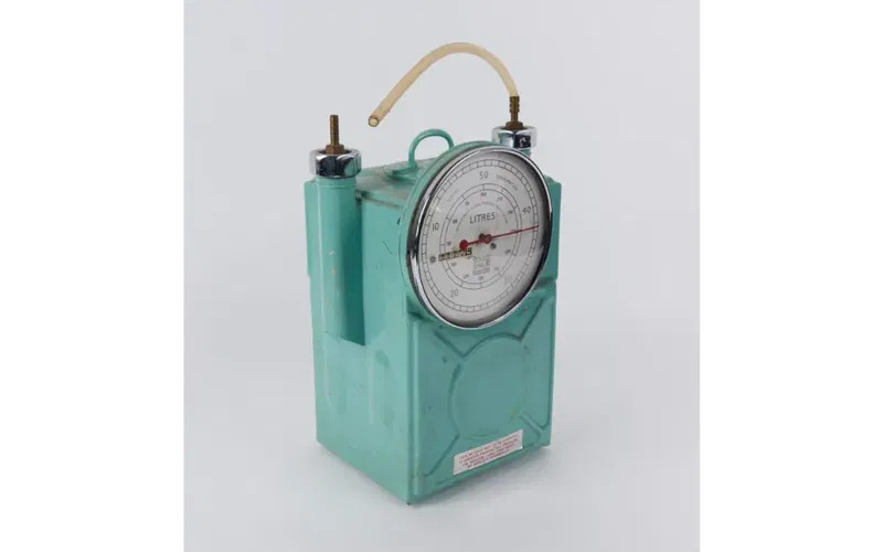 an old gas meter