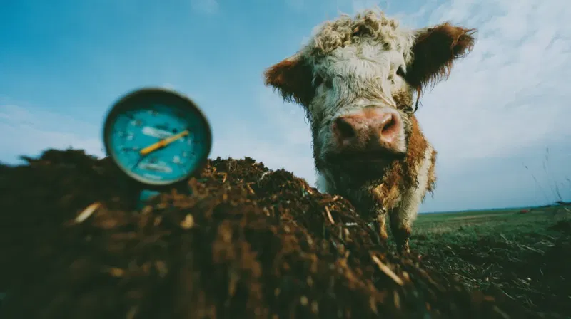 A bull, a pile of shit and a detector