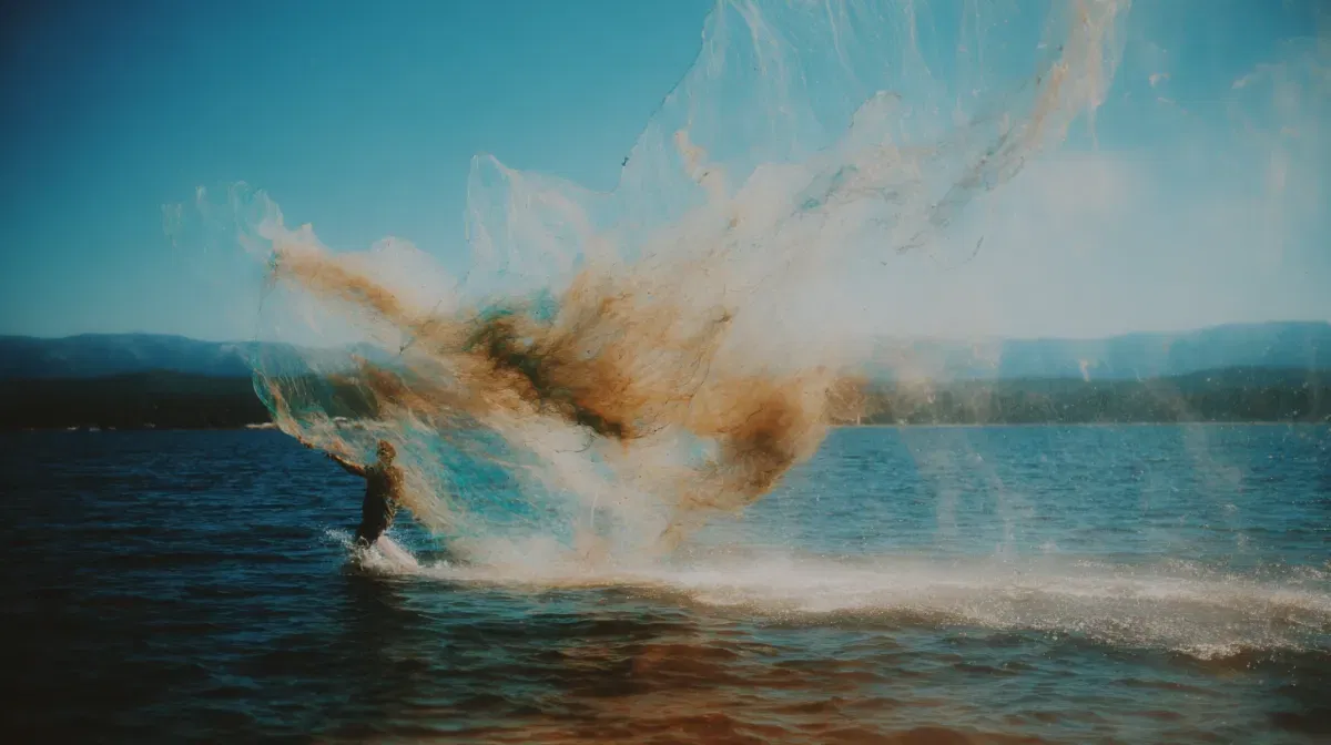 Hiring: You better get good at fishing A man throwing a fishing net