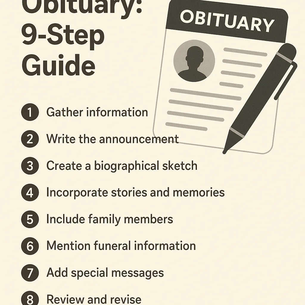 How to Write an Obituary: 9-Step Guide (+ Free Template & Examples)
