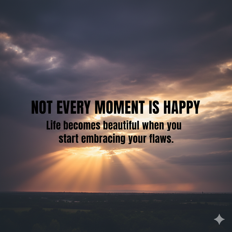 Not Every Moment is Happy