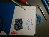 Tallar linóleo, paciencia y Mirian  