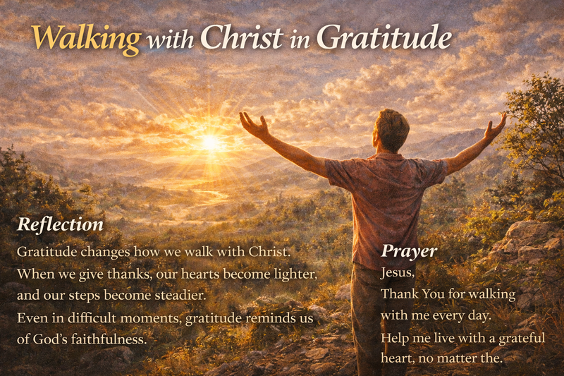 Walking with Christ in Gratitude