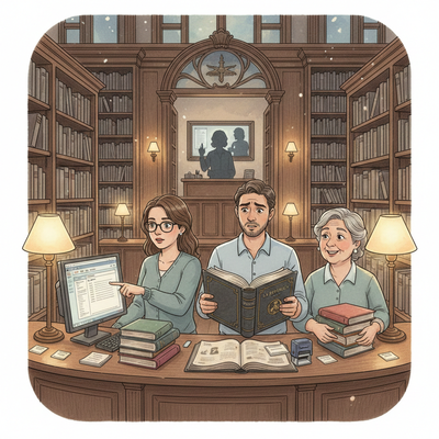 Misterio en la biblioteca