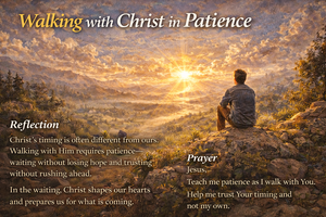 Walking with Christ in Patience