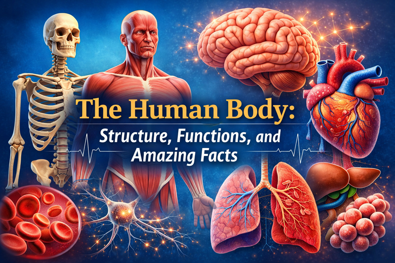 The Human Body: Structure, Functions, and Amazing Facts