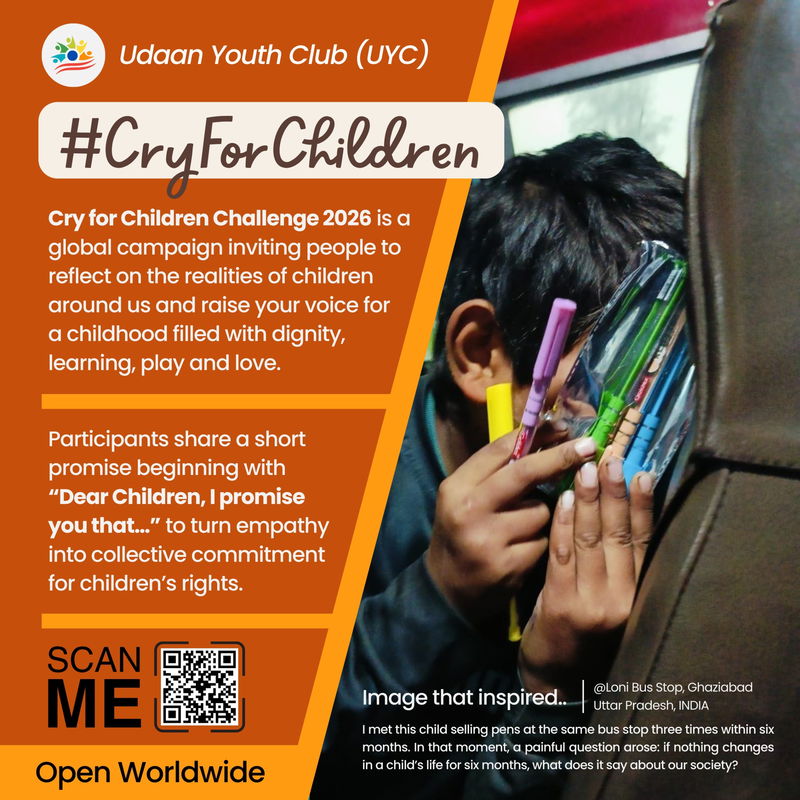 Voices Rising for Childhood: The #CryForChildrenChallenge Gains Global Attention