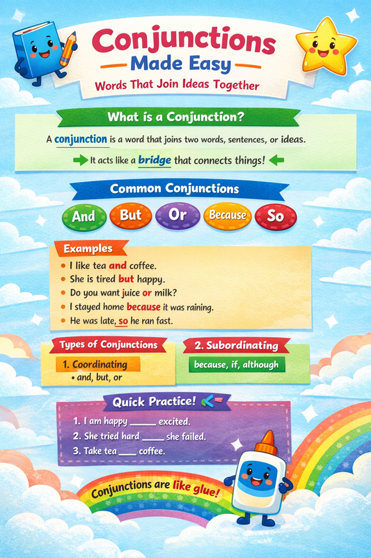 🌟 Conjunctions Made Easy
