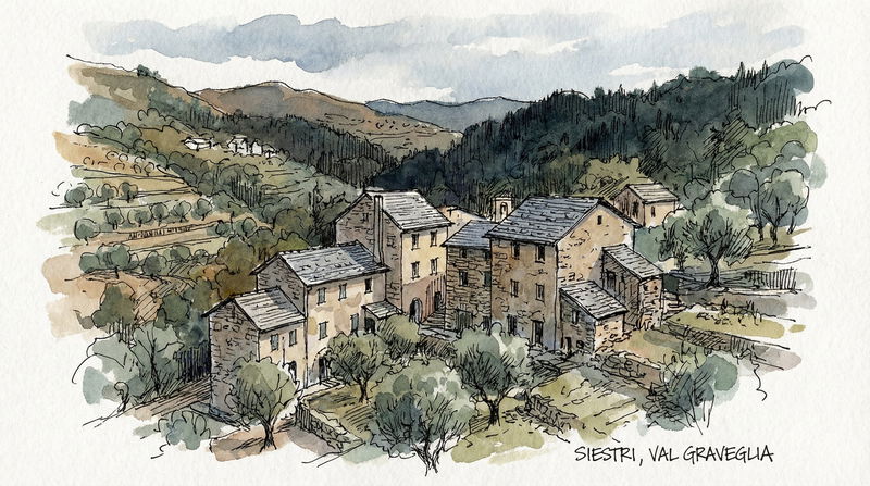 The abandoned village of Siestri