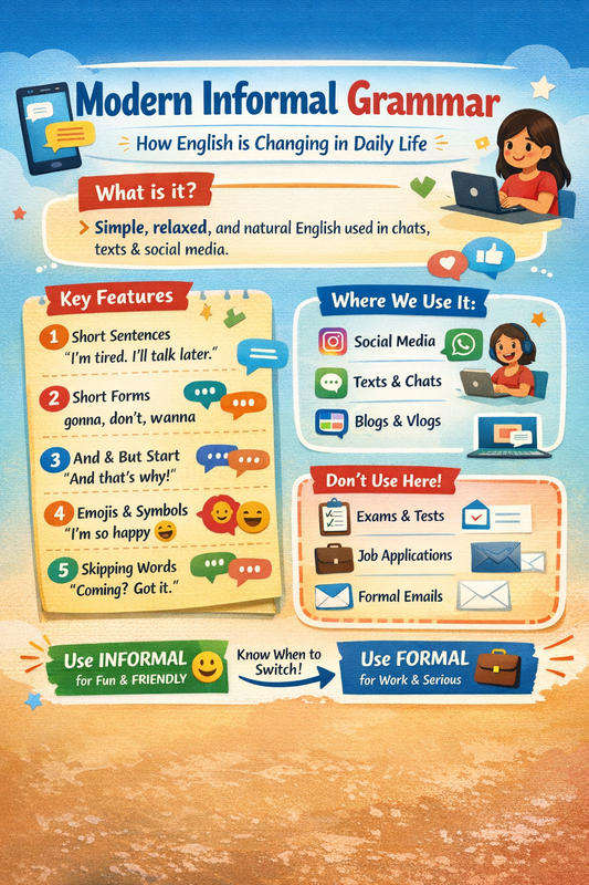 🌐 Modern Informal Grammar