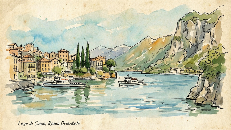 East Side of Lake Como