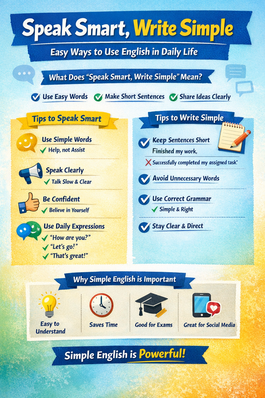 Speak Smart, Write Simple