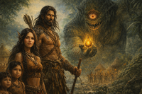 THE JUNGLE WARRIOR AND THE MONO-EYED CHARM