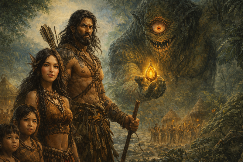 THE JUNGLE WARRIOR AND THE MONO-EYED CHARM