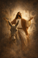 THE KING ON A DONKEY