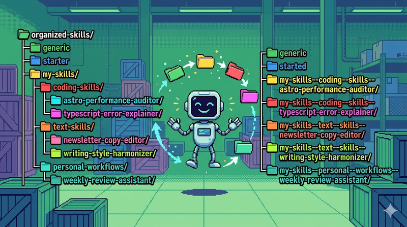 Organizing your SKILL.md files in folders