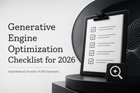 Generative Engine Optimization Checklist for 2026