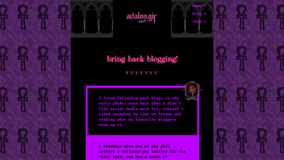 bring back blogging!