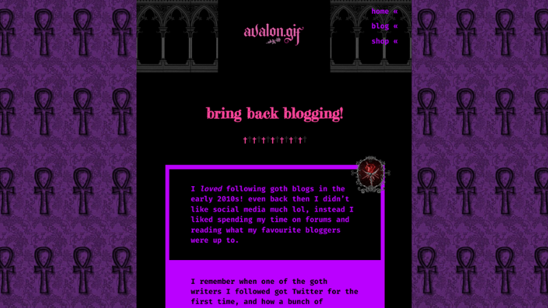 bring back blogging!