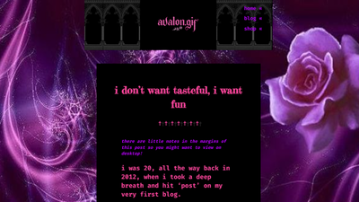 i don't want tasteful, i want fun
