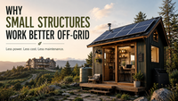 Why Small Structures Are Often Better for Off-Grid Living Than Big Houses