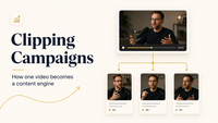 Clipping Campaigns: How One Video Becomes a Full Content Engine