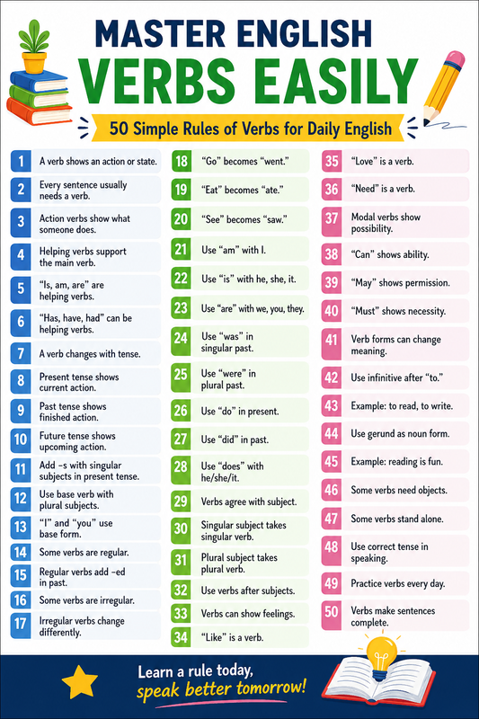 Master English Verbs Easily