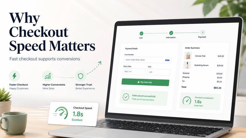 Why Checkout Speed Matters More Than Store Owners Think
