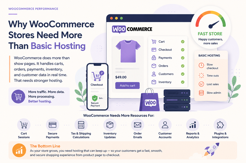 Why WooCommerce Stores Need More Than Basic Hosting