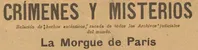 La Morgue de París (1)