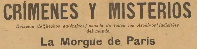 La Morgue de París (1)