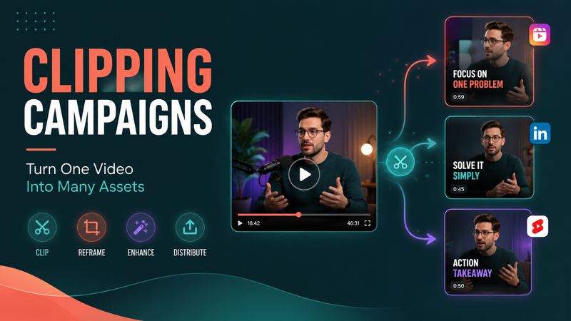 Clipping Campaigns: The Smarter Way to Stretch One Video Across Every Platform