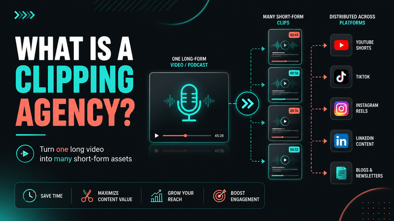 What Is Clipping Agency? The Team That Turns Long Content Into Daily Visibility