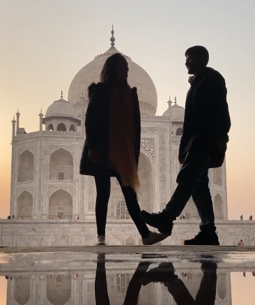 Daisy y yo en el Taj Mahal en 2023