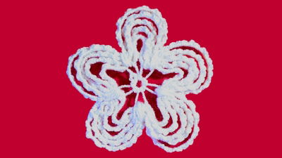 A white flower