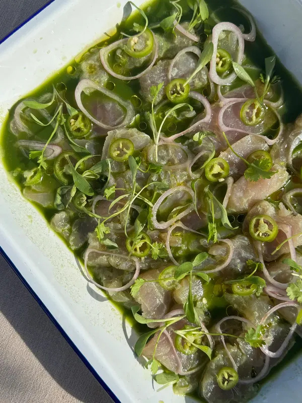 Halibut Aguachile Crudo