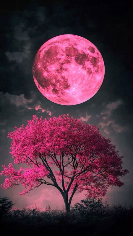 La Luna de fresa