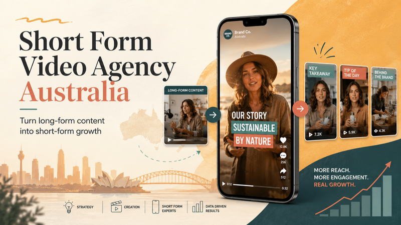 Short Form Video Agency Australia: How Brands Build Reach From Existing Content