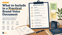 What to Include in a Practical Brand Voice Document