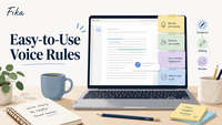 Why Voice Rules Should Be Easy to Use While Writing