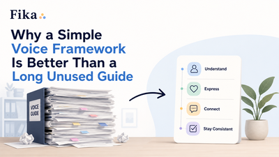 Why a Simple Voice Framework Is Better Than a Long Unused Guide
