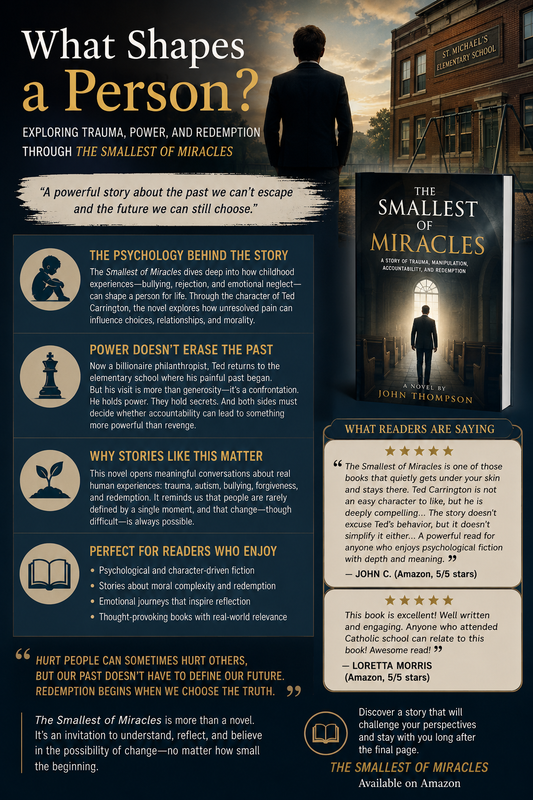 What Shapes a Person? Exploring Trauma, Power, and Redemption Through The Smallest of Miracles

