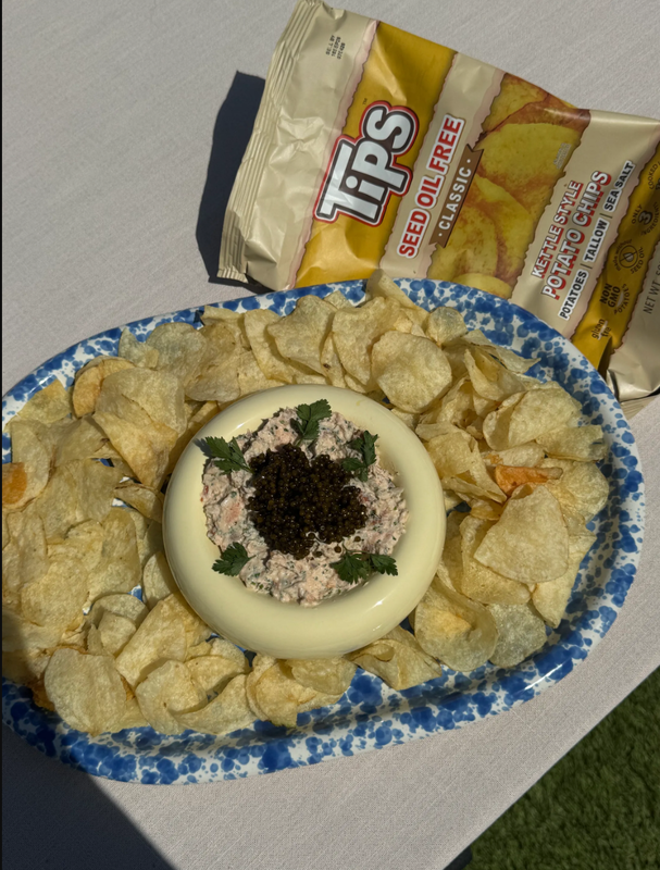 Smoked Salmon Dip with Caviar