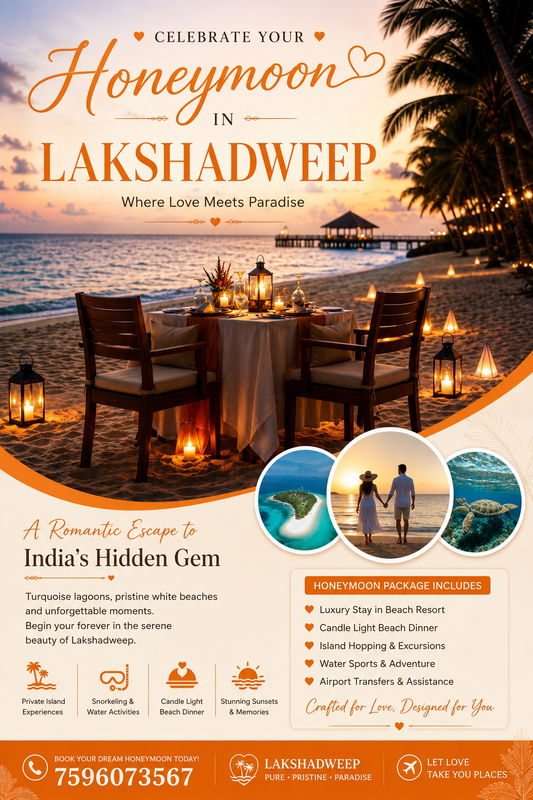 LAKSHADWEEP TOUR FROM KOLAKTA – A DREM HOLIDAY AT LAND OF CORAL