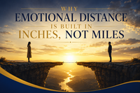 Why Emotional Distance Is Built in Inches, Not Miles