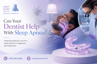 How Can a Dentist Help With Sleep Apnea? The Role of a Sleep Dentist in Diagnosis and Treatment
