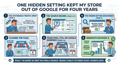 One Hidden Setting Kept My Store Out of Google for Four Years