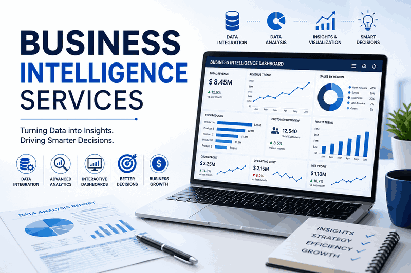 Business Intelligence Services for Smarter Data-Driven Decisions in 2026
