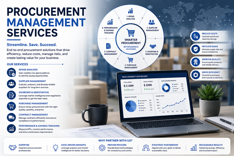 Procurement Management Services: Strategies for Cost Optimization & Supply Chain Excellence