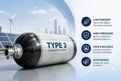 Type 3 Composite Cylinders: The Future of Lightweight, High-Pressure Gas Storage